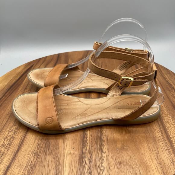 Born Sandals Womens Size 9 M Brown Leather Casual Comfort Walking Shoes - Picture 3 of 9